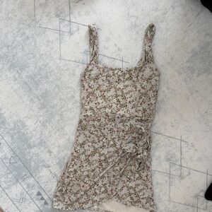 Wilfred Saturn Floral Patterned Mini Dress